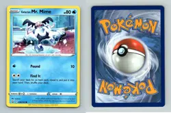 Galarian Mr. Mime #34/163 - SWSH Battle Styles Common Pokemon 2021 TCG Card - Image 1
