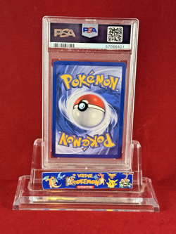 2000 Black Star Promo Pokemon League TEAM ROCKET'S MEOWTH Card #18 PSA 9 - Image 2