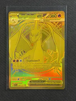 Pokemon Cards Mega Charizard Ex Ascended Heroes SAR Gold Ultra Rare 294/217 - Image 1