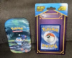 Pokemon💫TCG Sinnoh Stars Mini Tin PIPLUP Mr Mime+1 PK of 10 Additional Cards - Image 1