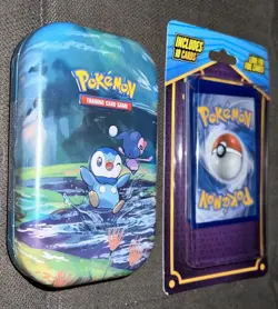 Pokemon💫TCG Sinnoh Stars Mini Tin PIPLUP Mr Mime+1 PK of 10 Additional Cards - Image 4