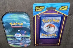 Pokemon💫TCG Sinnoh Stars Mini Tin PIPLUP Mr Mime+1 PK of 10 Additional Cards - Image 5