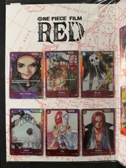 One Piece TCG Sealed Premium Card Collection Film Red Edition English Bandai - Image 2