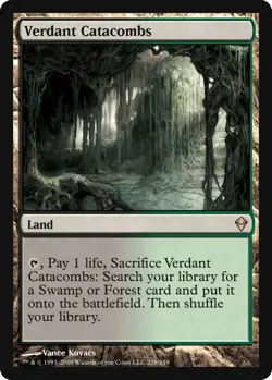 1x MTG Verdant Catacombs - Zendikar (ZEN) #229 - Magic the Gathering MTG LP - Image 1
