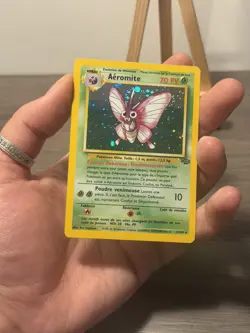 Venomoth 13/64 Jungle Set Holo Rare Pokemon WOTC Aeromite French - Image 2