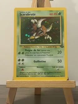 Pinsir 9/64 Jungle Set Holo Rare Pokemon WOTC French Scarabrute - Image 1