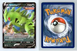 Tyranitar V #97 - SWSH Battle Styles Ultra Rare Half Art Pokemon 2021 TCG Card - Image 1