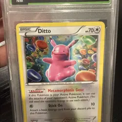2015 POKEMON XY BLACK STAR PROMOS #XY40 DITTO-HOLO GRADED 7 DEGREE - Image 3