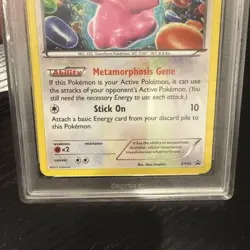 2015 POKEMON XY BLACK STAR PROMOS #XY40 DITTO-HOLO GRADED 7 DEGREE - Image 4