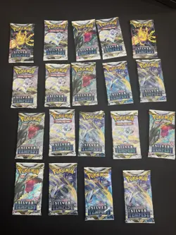 19 Pokemon Sword And Shield Silver Tempest Sealed Packs READ DESCRIPTION! - Image 1