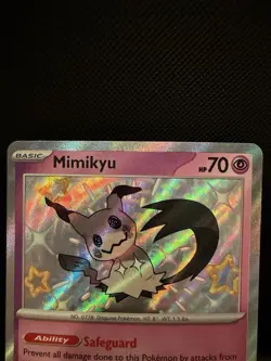 Pokemon Mimikyu Shiny Rare Holo 160/091 SV: Paldean Fates English (Near Mint) - Image 2