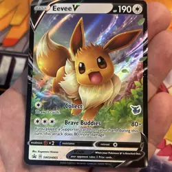 Pokemon SWSH Promo - Battle Academy Deck ULTRA RARE Eevee V SWSH065 - Image 1