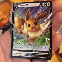 Pokemon SWSH Promo - Battle Academy Deck ULTRA RARE Eevee V SWSH065 - Image 4