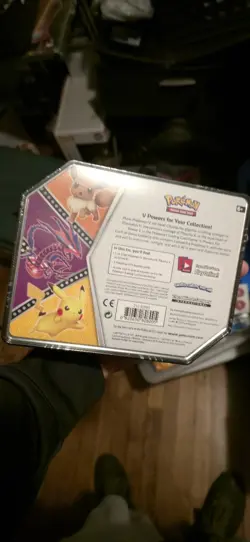 Sealed 2020 Pokemon TCG V Powers Tin Pikachu V with 5 Booster Packs - Image 2