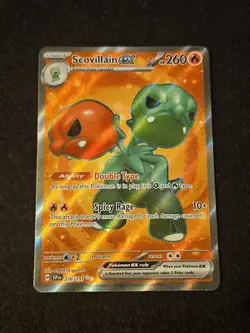 Pokemon TCG Scovillain EX 216/191 Surging Sparks Ultra Rare - Image 1