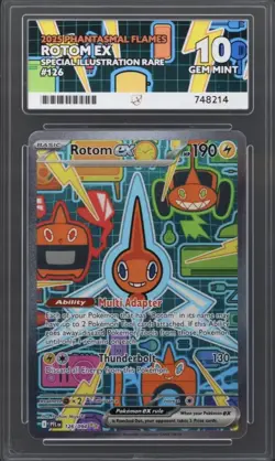 Pokemon TCG Rotom EX 126/094 Phantasmal Flames SR ACE 10 - Image 1
