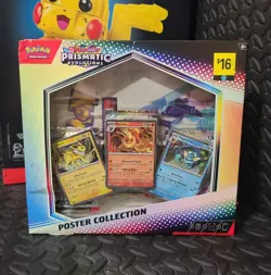 Pokemon TCG Scarlet & Violet Prismatic Evolutions Poster Collection Box - Sealed - Image 1