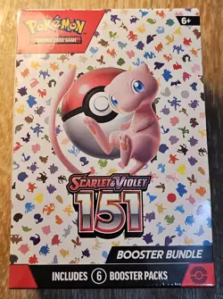 Pokemon 151 Booster Bundle. Sealed! 6 Packs. English Edition. Scarlet And Violet - Image 1