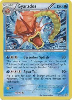 1x Gyarados - XY109 - Holo Rare Heavily Played Pokemon XY - Black Star Promos - Image 1