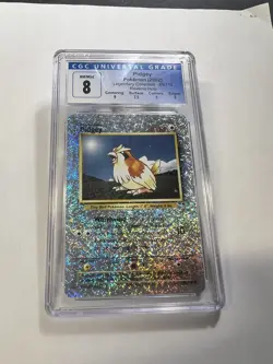 Pidgey 85/110 Reverse Holo Legendary Collection CGC 8 Near Mint Pokemon TCG - Image 1