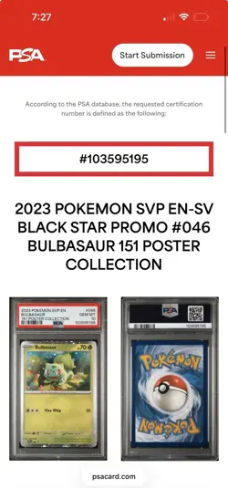 Pokemon TCG 151 Poster Collection PSA 10 Promos - Image 5