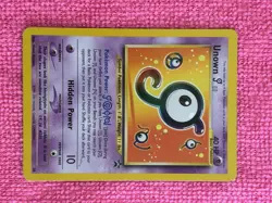 Unown J 38/53 Black Star Promo Rare Pokemon TCG 2001 Vintage - Image 2