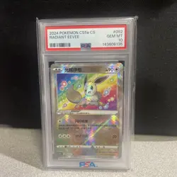 Pokemon TCG Radiant Eevee CS5a Full Art Holo #092 PSA 10 - Image 1
