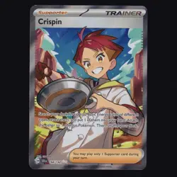 Crispin 164/142 SV07: Stellar Crown Ultra Rare Pokemon TCG NM 🔥 - Image 1