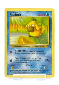 Psyduck | 53/62 | Fossil | Common | WOTC | Pokemon Card - NM - Image 1