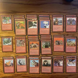MTG: Vintage Ice Age ‘95 60 Red Card Lot - Magic the Gathering - Image 1
