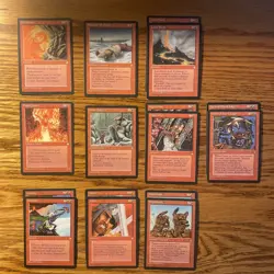 MTG: Vintage Ice Age ‘95 60 Red Card Lot - Magic the Gathering - Image 2
