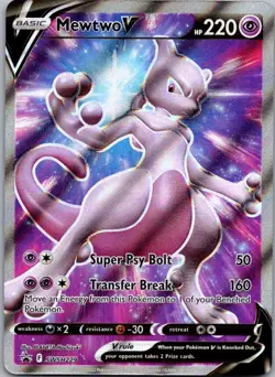 Mewtwo V Promo SWSH: Sword & Shield Promo Cards SWSH229 NM - Image 1