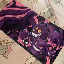 Gengar Gastly Haunter Rubber Playmat For Tcg Trading Card Games Pokemon - Image 1