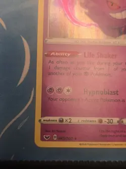 Pokemon TCG Gengar Holo Rare Card 85/202 Sword & Shield Base Set - Image 2