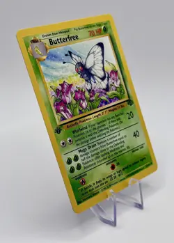 1st Edition Butterfree 33/64 Uncommon 1999 Jungle WOTC Pokemon Cards LP! - Image 3
