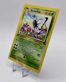 1st Edition Butterfree 33/64 Uncommon 1999 Jungle WOTC Pokemon Cards LP! - Image 4