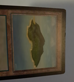 Island MP MTG Magic the Gathering Beta Basic Land (A) - Image 3