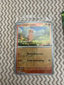 Pokemon TCG Charmander 004/165 EB Games Promo SEALED - Image 2