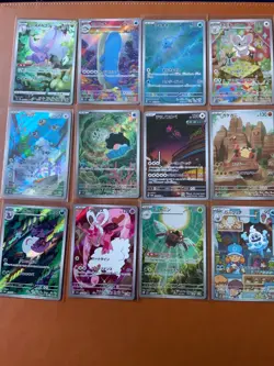 cartes Pokemon lot de 12 cartes AR JAPONAISES RARES ET RECHERCHEES NM - Image 1