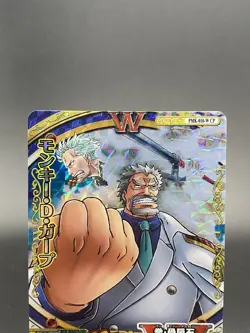 Monkey D. Garp One Piece CP Rare Holo Japanese TCG Berry Match Double PMK-010 - Image 2