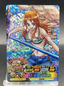 Nami One Piece Berry Match IC CP Rare Holo Japanese BANDAI IC1-CP7 - Image 1