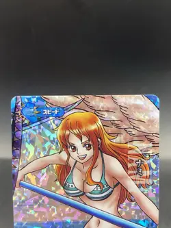 Nami One Piece Berry Match IC CP Rare Holo Japanese BANDAI IC1-CP7 - Image 2