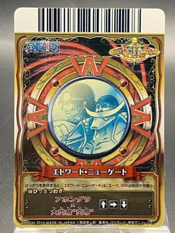 Edward Newgate One Piece Berry Match Double CP Rare Holo Japanese PMK-005 - Image 4