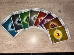 Japanese Mirror Holo Energy Pokemon Complete Card Set (8) Pokemon GO s10b - Image 1