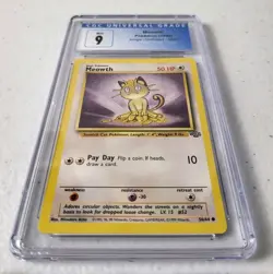 Meowth 56/64 - Jungle Set *CGC 9 - MINT* Common Vintage Pokemon Card - Image 2