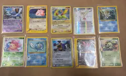 Vintage Pokemon Card Lot Holo & Reverse Holo – Flygon, Pidgeotto, Omastar - Image 1