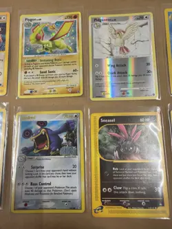 Vintage Pokemon Card Lot Holo & Reverse Holo – Flygon, Pidgeotto, Omastar - Image 3