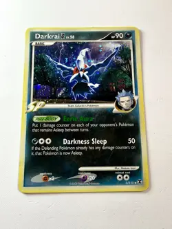 Darkrai G Lv. 58 SP 3/111 Platinum Rising Rivals Holo Rare Pokemon Card 2009 - Image 1