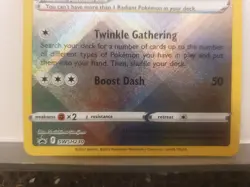Pokemon TCG Pokemon Go Radiant Eevee SWSH230 Black Star Promo TCG Holo Card - Image 5