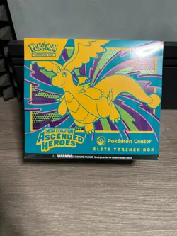 Pokemon TCG Ascended Heroes Pokemon Center Elite Trainer Box ETB | Small Rip - Image 1